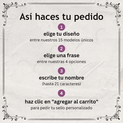 Mythology Sello Personalizado Para Libros