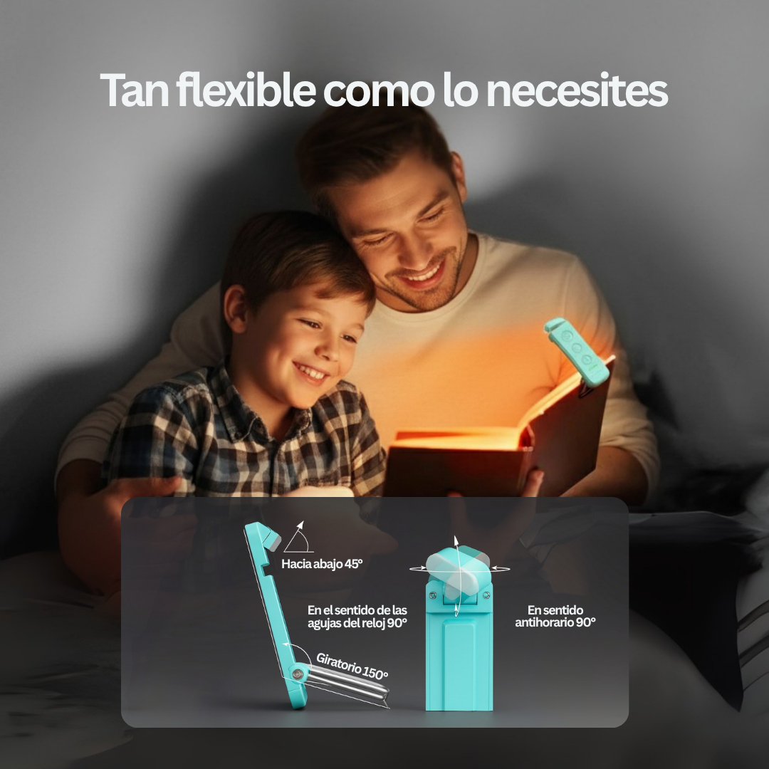 LuzDeLibros – Lámpara de lectura tipo marcador